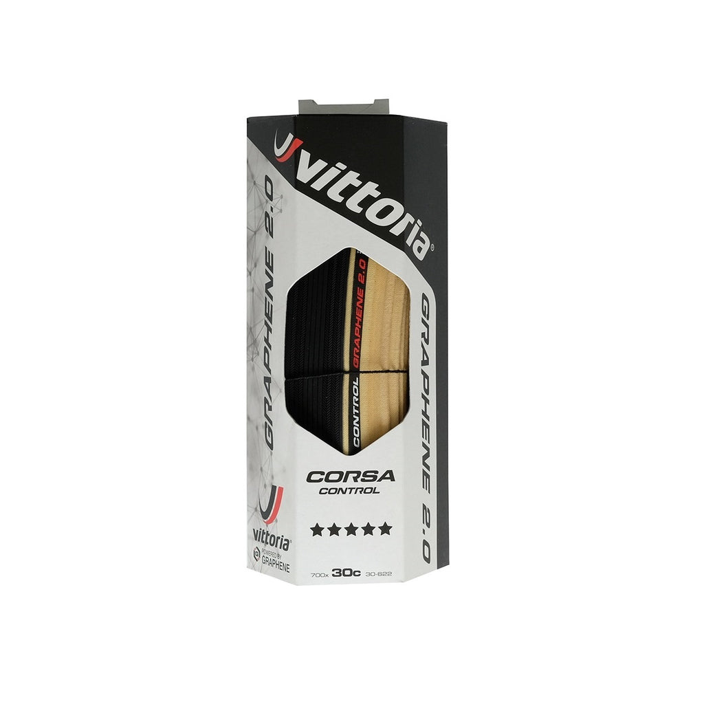Vittoria Corsa Control G2 Graphene 2.0 Clincher Tyre - Gumwall - CCACHE