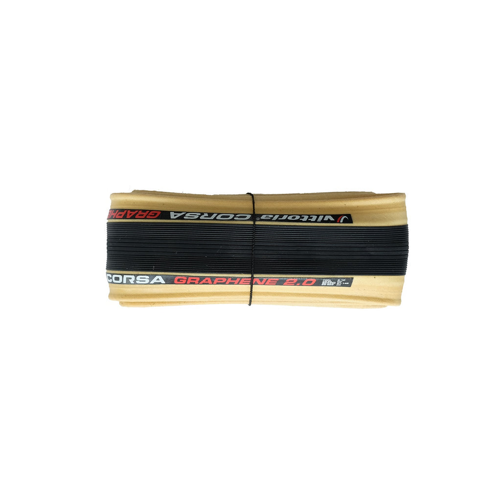 Vittoria Corsa G2 Graphene 2.0 Clincher Tyre - Gumwall - CCACHE