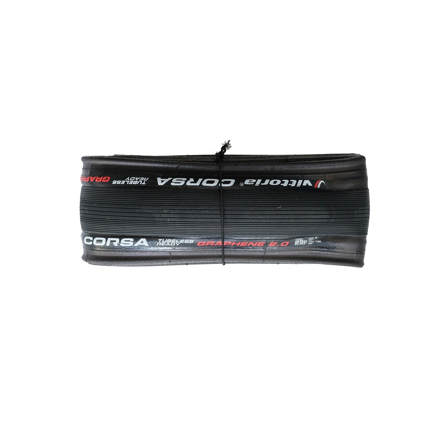 Vittoria Corsa G2 Graphene 2.0 Tubeless Ready Tyre - Full Black - CCACHE