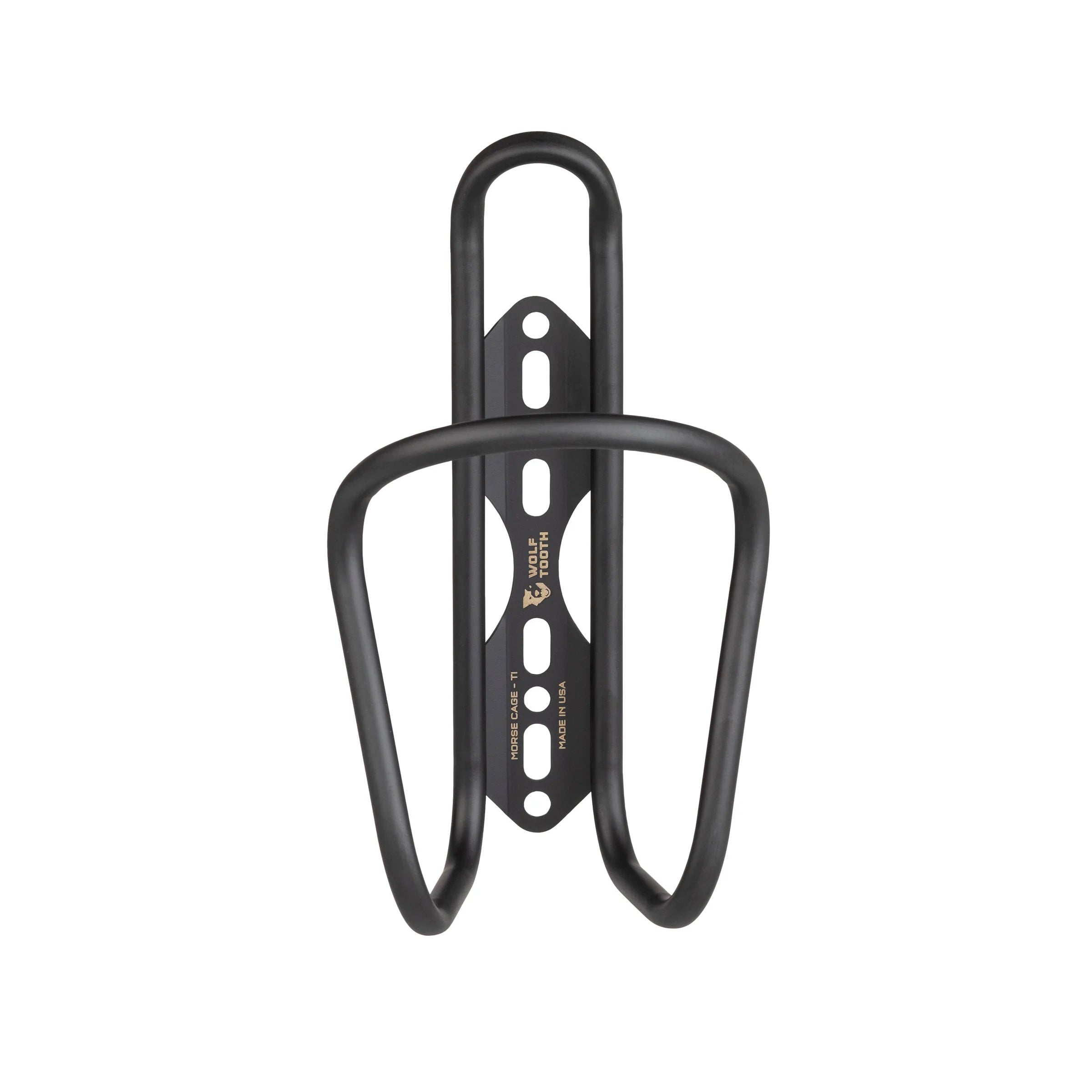 Wolf Tooth Titanium Morse Cage - Black Cerakote