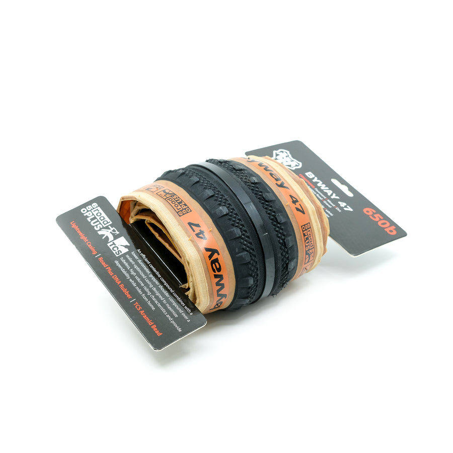 WTB Byway Road Plus TCS Clincher Tyre (650 x 47mm) - Tanwall - CCACHE