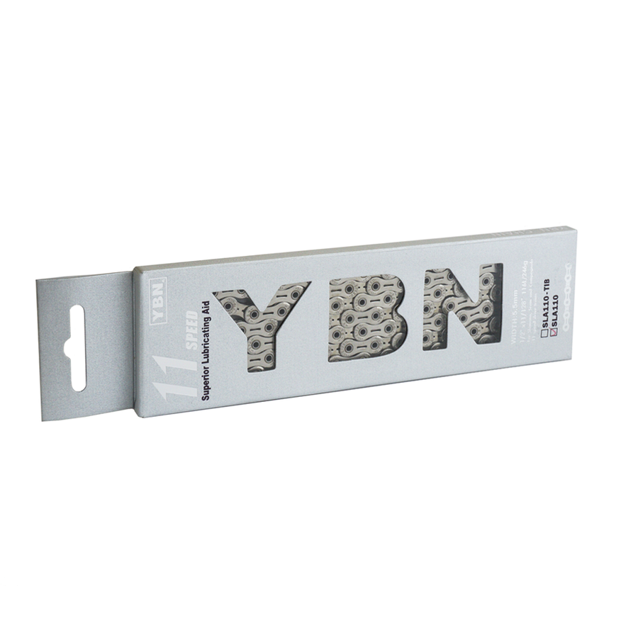 YBN SLA110 11-Speed Chain - Silver - CCACHE